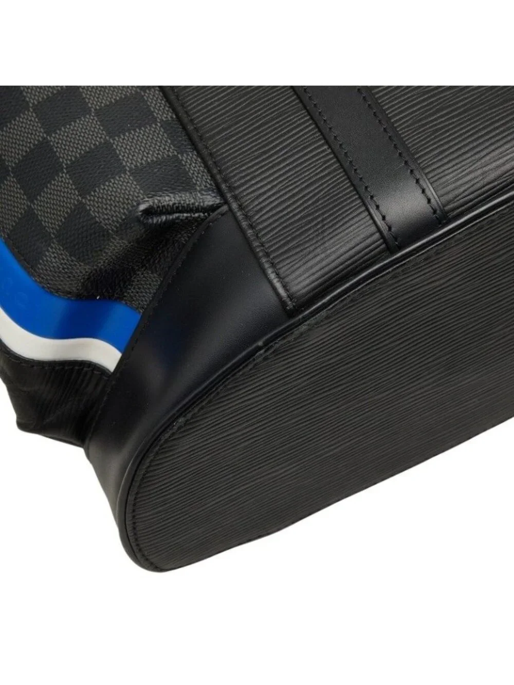 Louis Vuitton Epi Damier Graphite Christopher PM Backpack Black Blue Leather